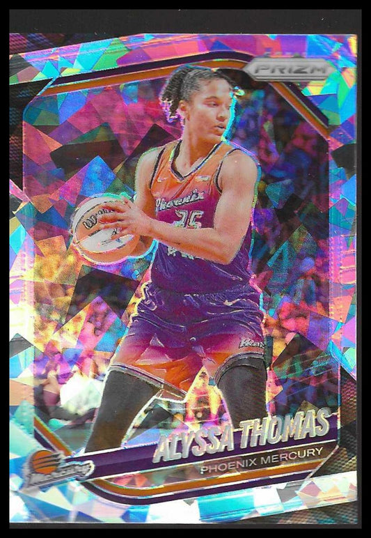2025 Panini Prizm WNBA #44 Alyssa Thomas Ice Prizms Phoenix Mercury