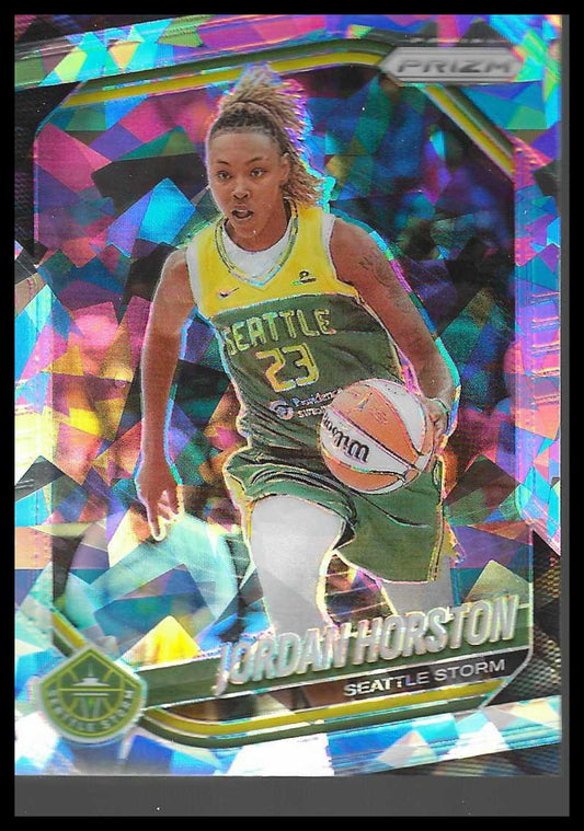 2025 Panini Prizm WNBA #37 Jordan Horston Ice Prizms Seattle Storm