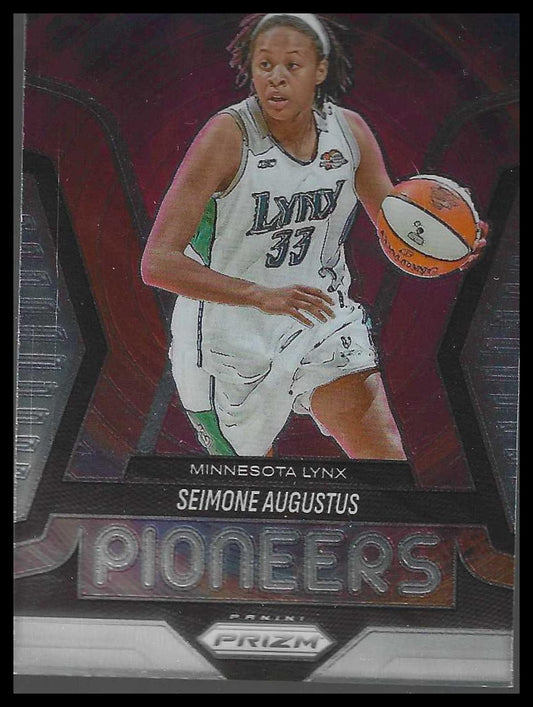 2025 Panini Prizm WNBA #9 Seimone Augustus Pioneers Minnesota Lynx