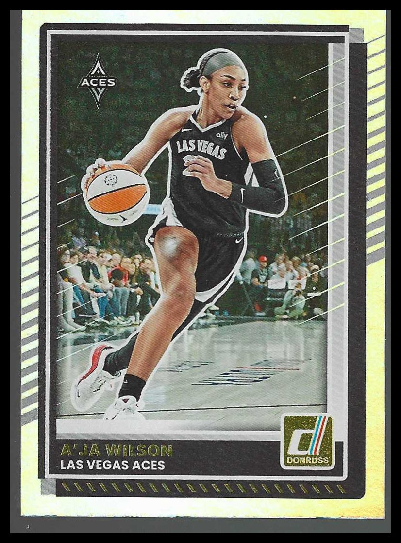 2025 Donruss WNBA #82 A'ja Wilson Holo Las Vegas Aces