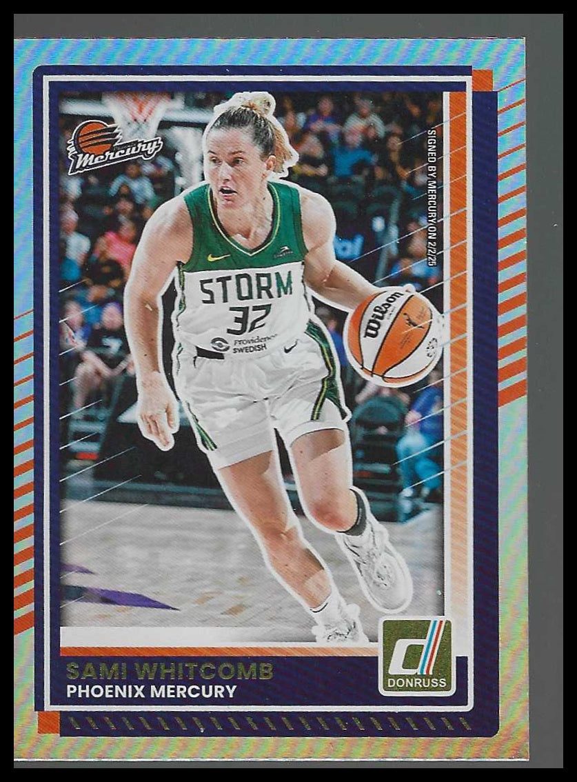 2025 Donruss WNBA #3 Sami Whitcomb Holo Phoenix Mercury