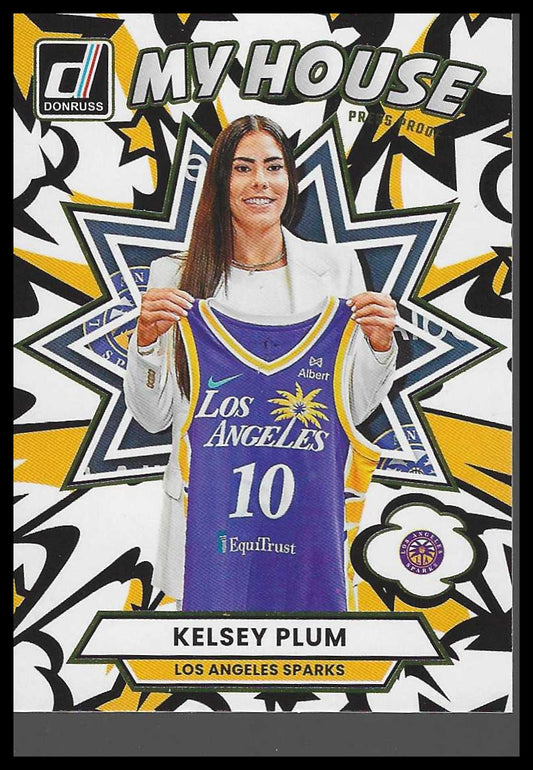 2025 Donruss WNBA #17 Kelsey Plum My House Los Angeles Sparks