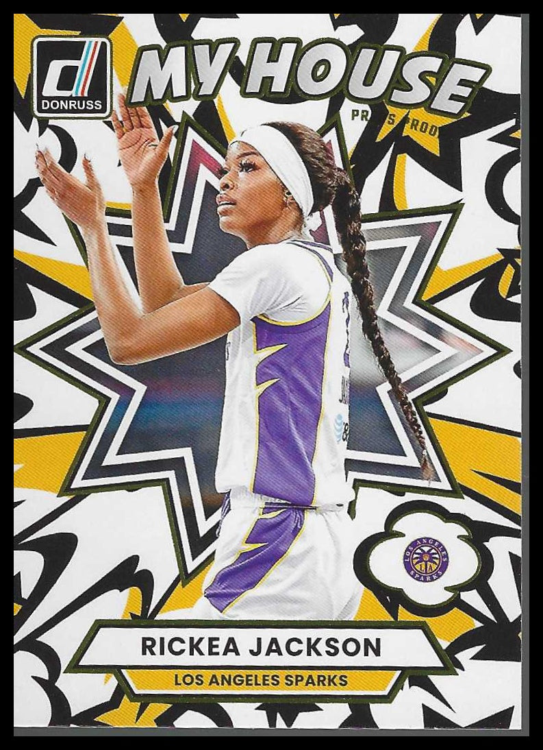2025 Donruss WNBA #13 Rickea Jackson My House Los Angeles Sparks