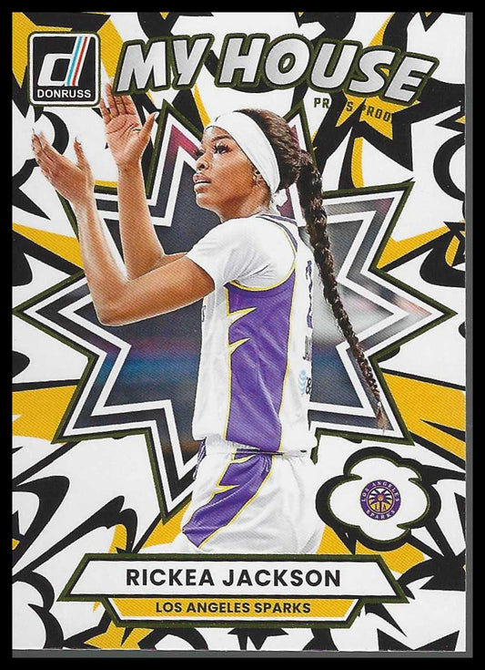 2025 Donruss WNBA #13 Rickea Jackson My House Los Angeles Sparks
