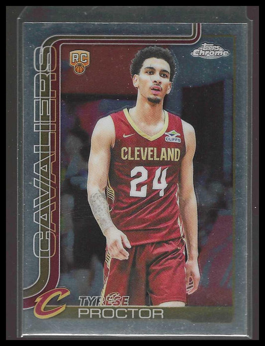 2025-26 Topps Chrome #300 Tyrese Proctor Cleveland Cavaliers Rookie