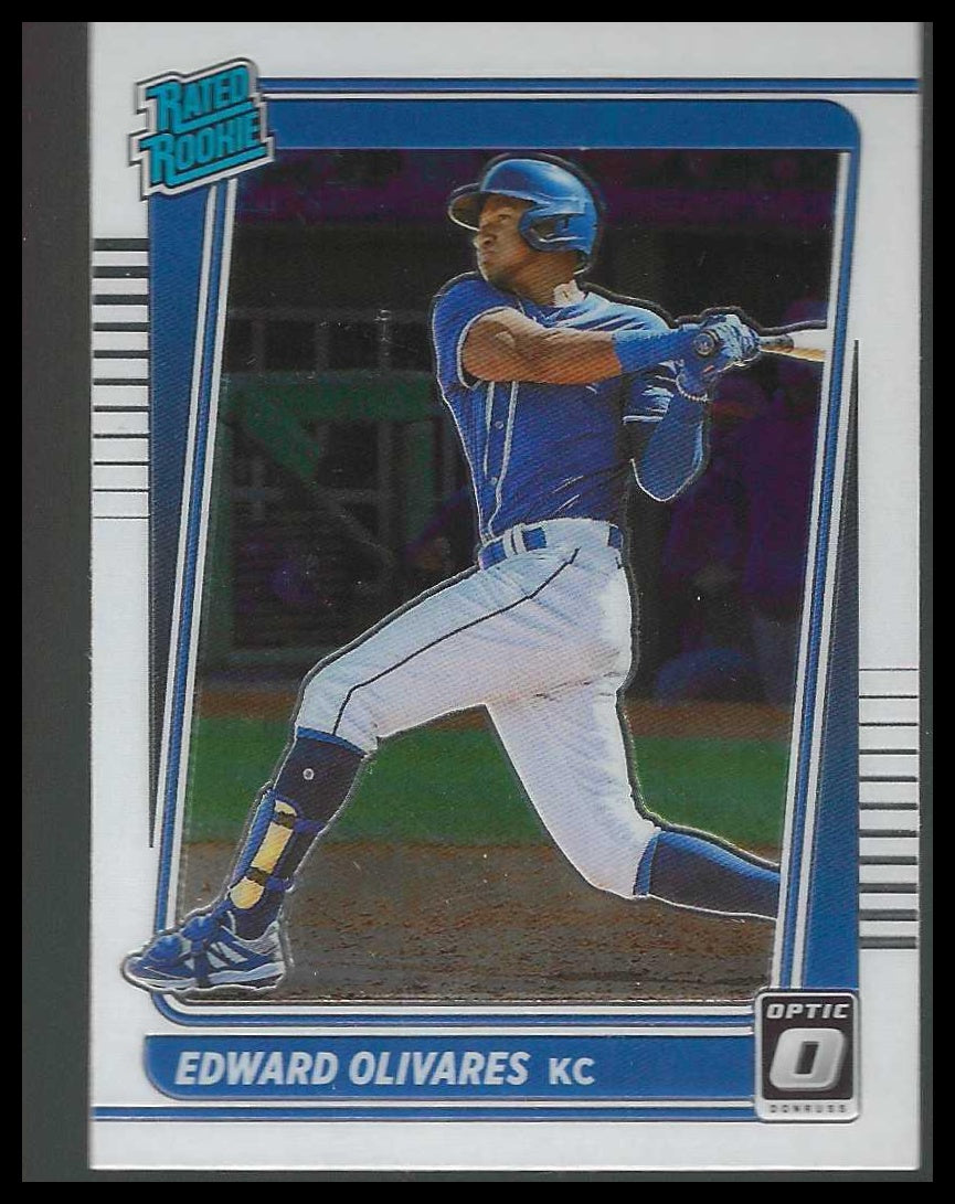 2021 Donruss Optic #97 Edward Olivares Kansas City Royals Rookie