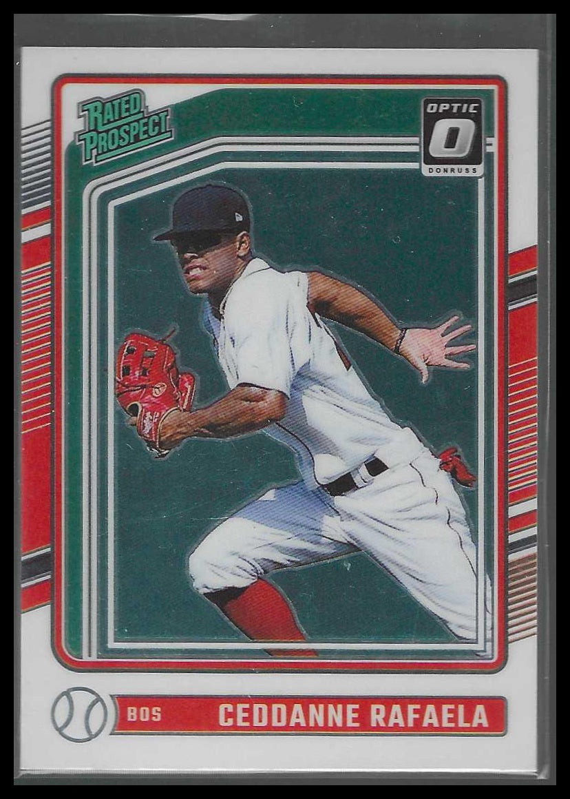 2024 Donruss #128 Ceddanne Rafaela Optic Boston Red Sox