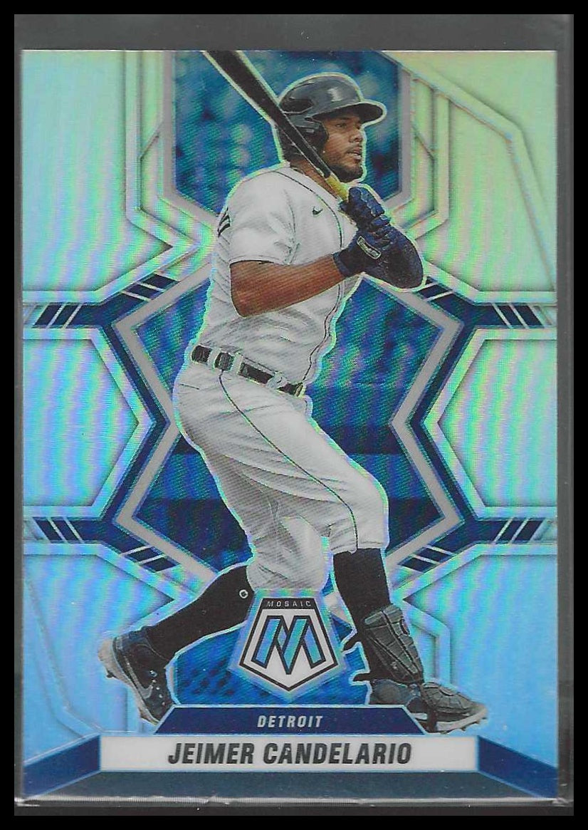 2022 Panini Mosaic #29 Jeimer Candelario Silver Prizm Detroit Tigers