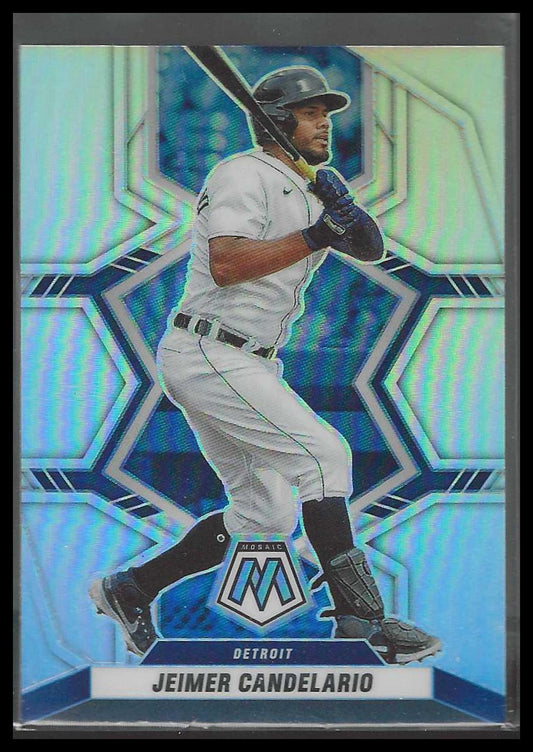 2022 Panini Mosaic #29 Jeimer Candelario Silver Prizm Detroit Tigers