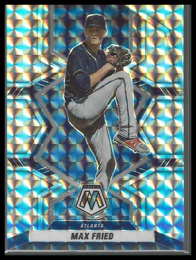 2022 Panini Mosaic #105 Max Fried Mosaic Atlanta Braves