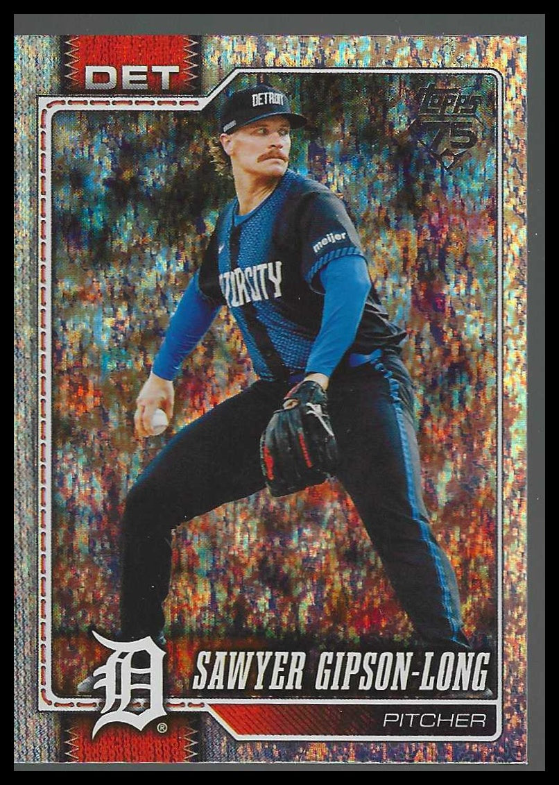 2026 Topps #108 Sawyer Gipson-Long Holo Foil Detroit Tigers