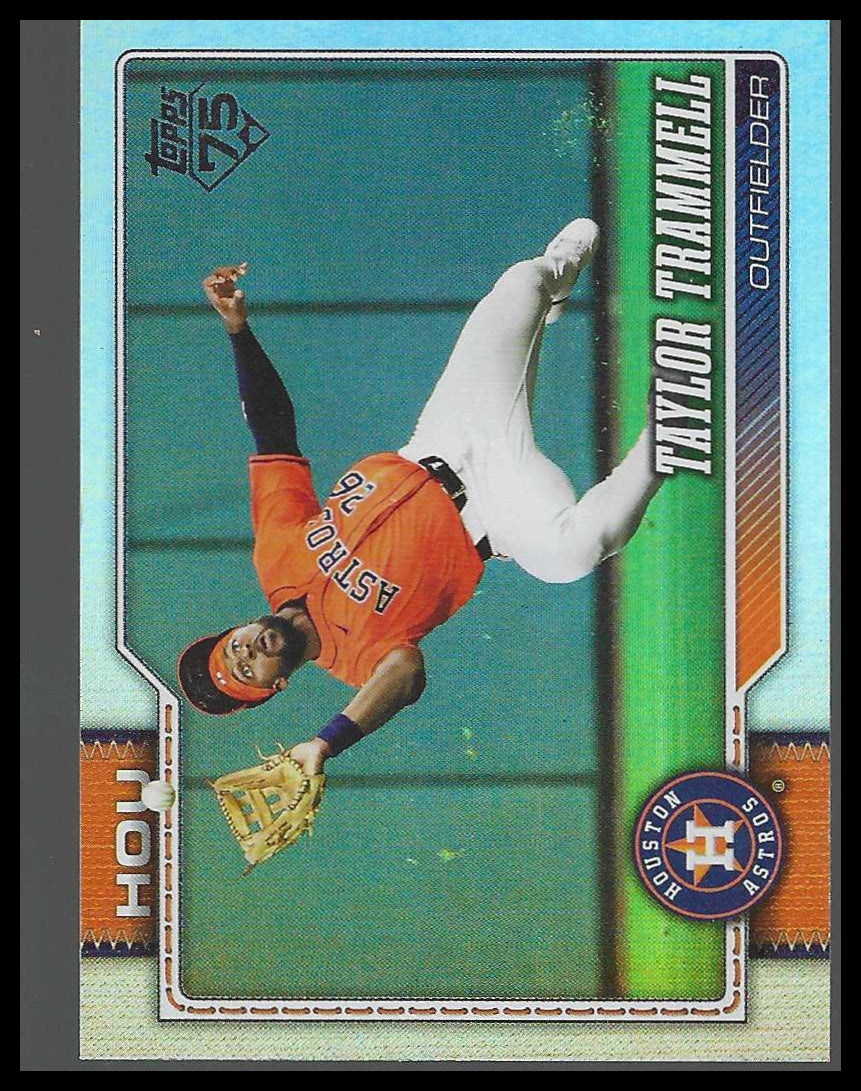2026 Topps #124 Taylor Trammell Rainbow Foil Houston Astros