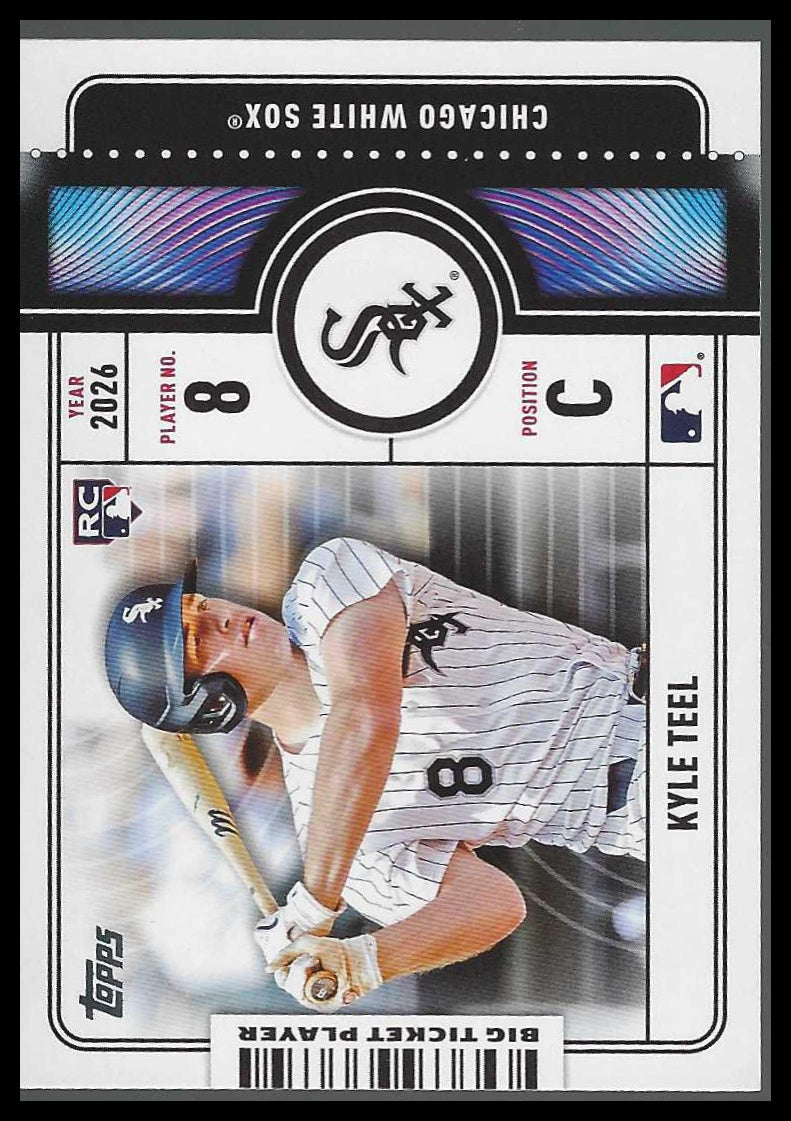 2026 Topps #BTP-26 Kyle Teel Big Ticket Players Chicago White Sox