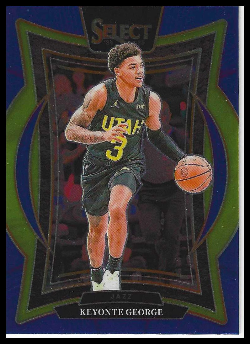 2024-25 Panini Select #49 Keyonte George Blue (Retail) Utah Jazz
