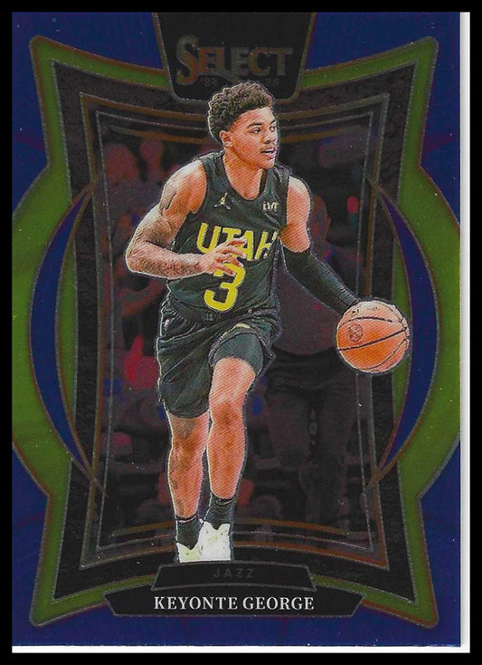2024-25 Panini Select #49 Keyonte George Blue (Retail) Utah Jazz