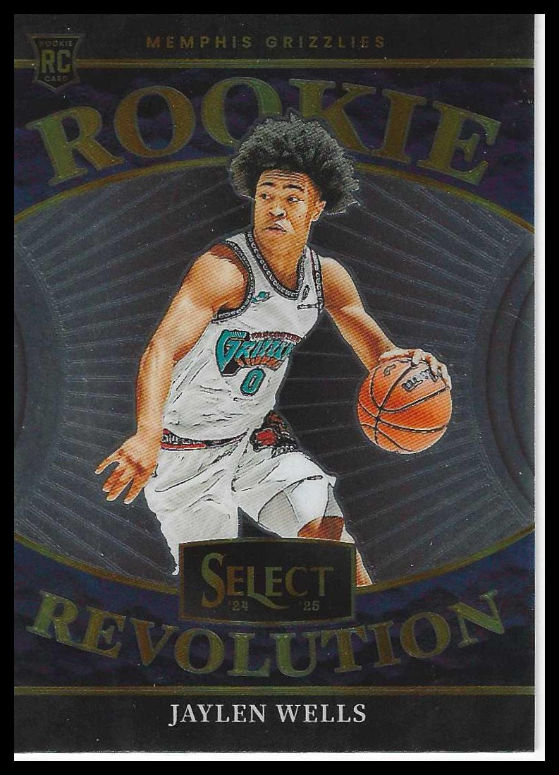 2024-25 Panini Select #2 Jaylen Wells Rookie Revolution Memphis Grizzlies