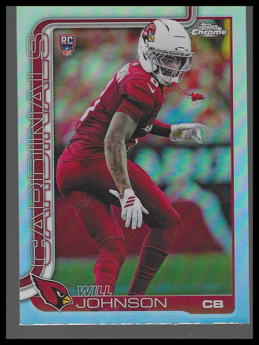 2025 Topps Chrome #349 Will Johnson Topps Refractor