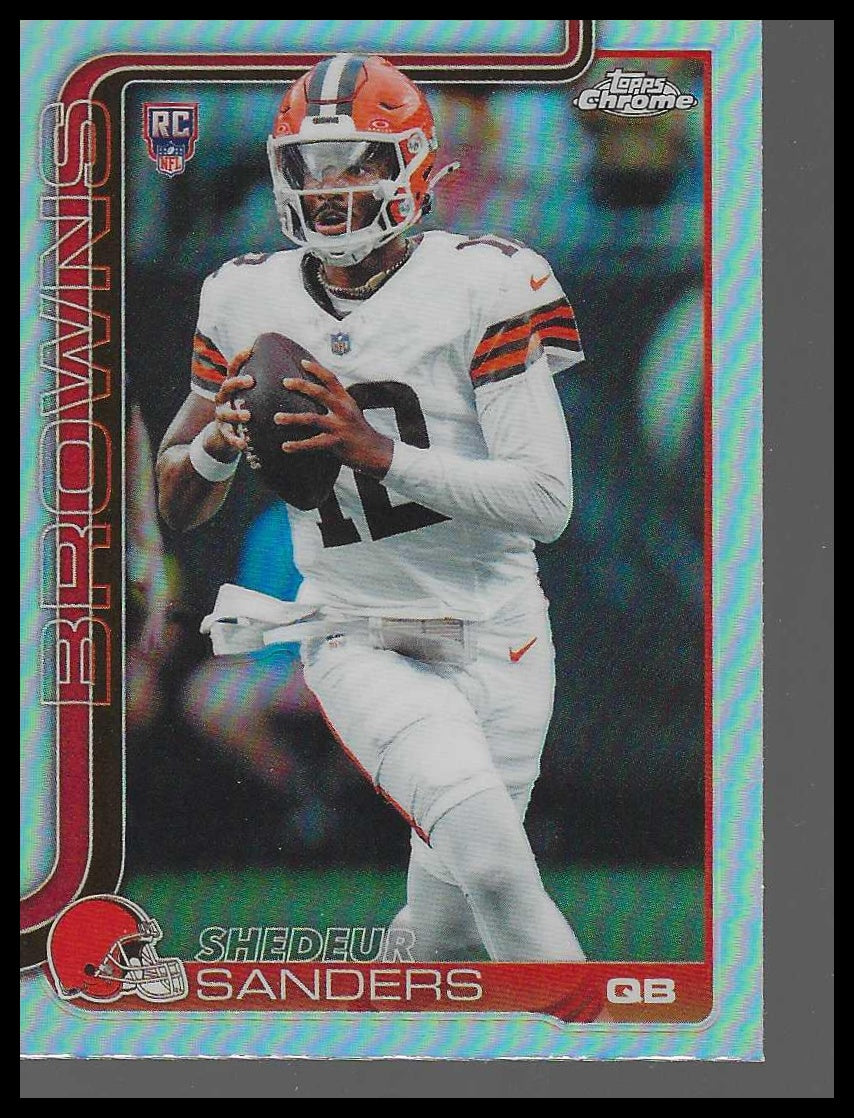 2025 Topps Chrome #315 Shedeur Sanders Topps Refractor