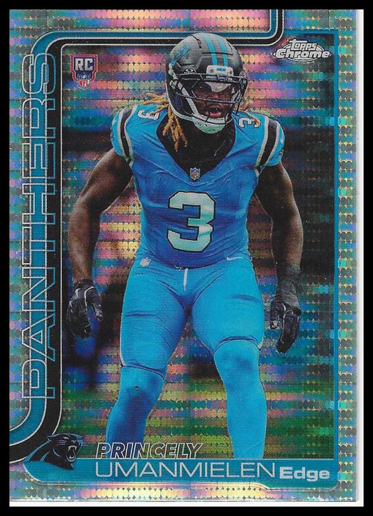 2025 Topps Chrome #377 Princely Umanmielen Pulsar Refractor