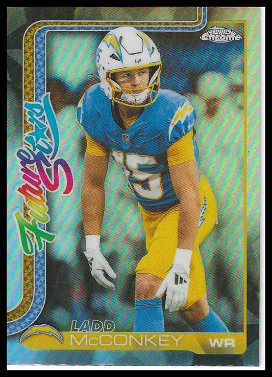 2025 Topps Chrome #FS-3 Ladd McConkey Future Stars Refractor