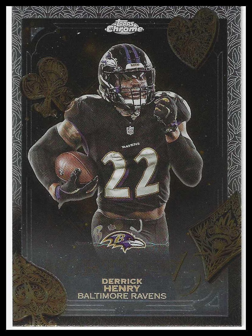 2025 Topps Chrome #F15-10 Derrick Henry Fortune 15