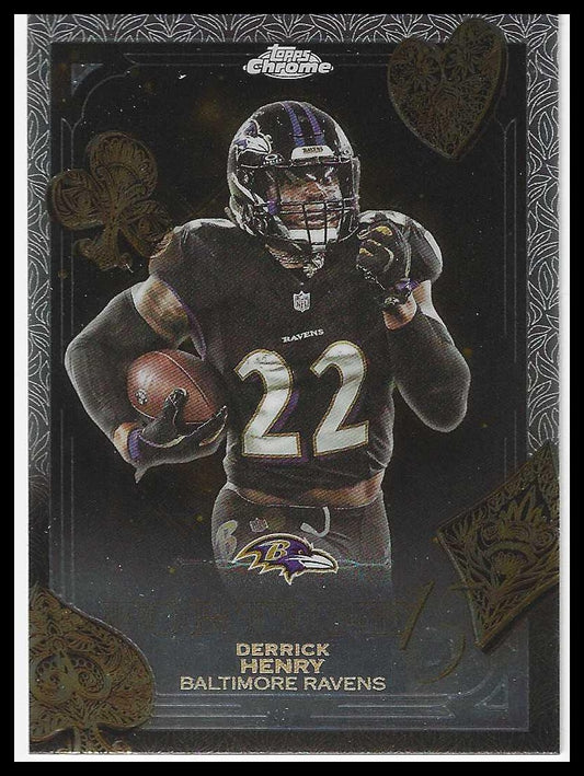 2025 Topps Chrome #F15-10 Derrick Henry Fortune 15