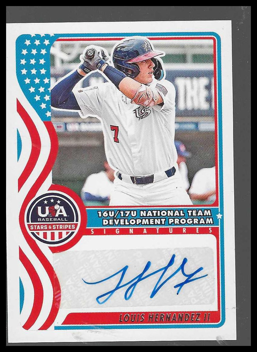 2025 Stars and Stripes USA Louis Hernandez II Signatures Team Sets