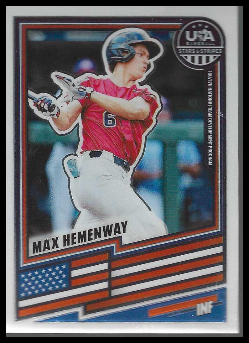2026 Panini Stars & Stripes Prizm USA Baseball #152 Max Hemenway