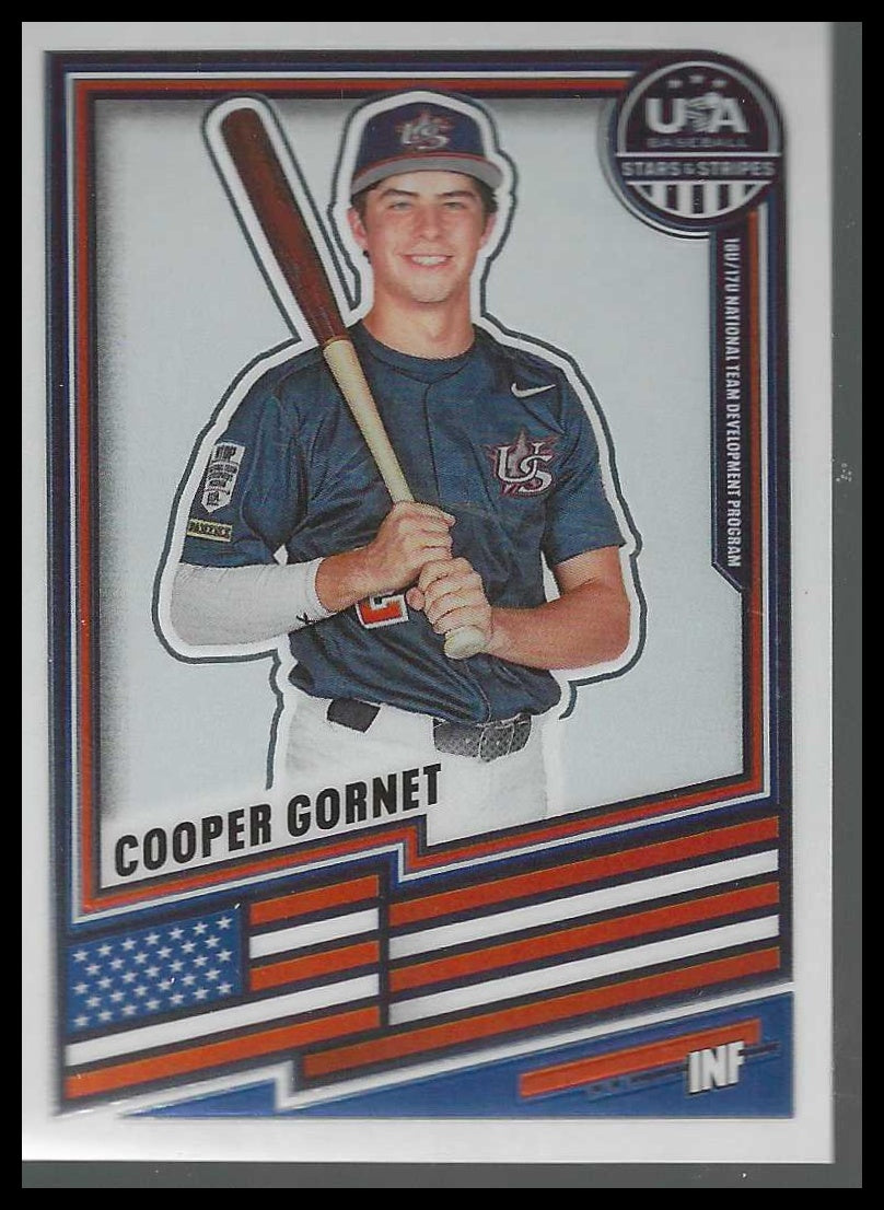 2026 Panini Stars & Stripes Prizm USA Baseball #4 Cooper Gornet