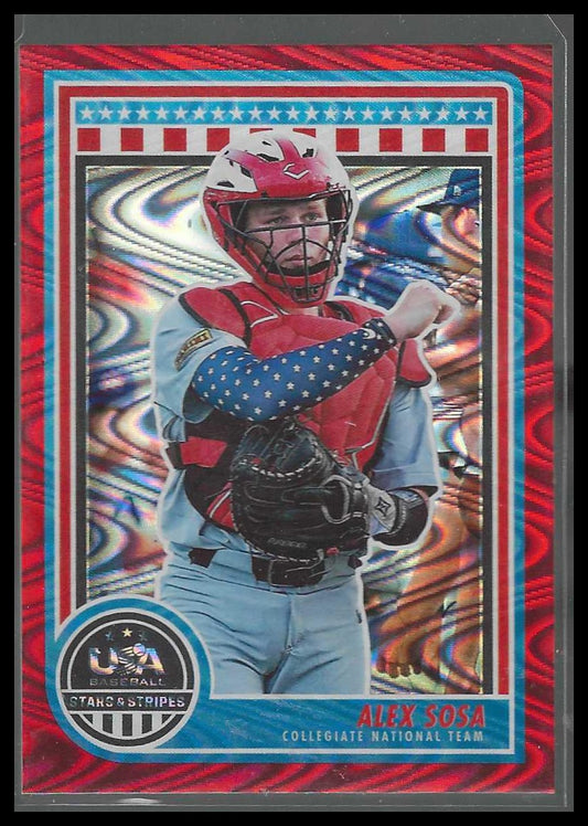 2025 Panini Stars & Stripes USA Baseball #19 Alex Sosa