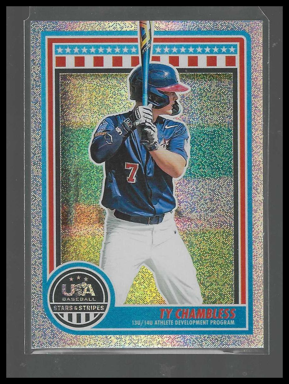 2025 Panini Stars & Stripes USA Baseball #183 Ty Chambless