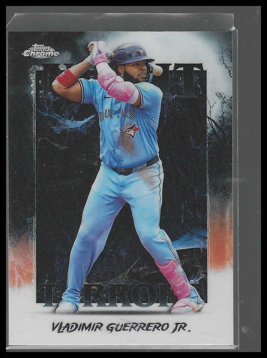 2025 Topps Chrome Update #NT-17 Vladimir Guerrero Jr. Night Terrors