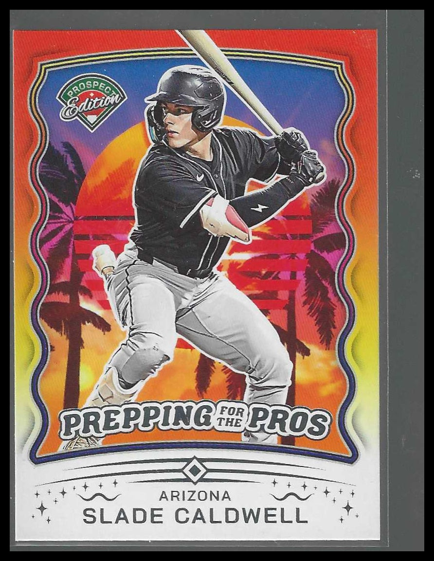 2025 Panini Prospect Edition #21 Slade Caldwell Prepping for the Pros Dbacks