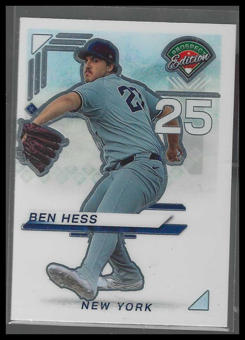 2025 Panini Prospect Edition #193 Ben Hess New York Yankees