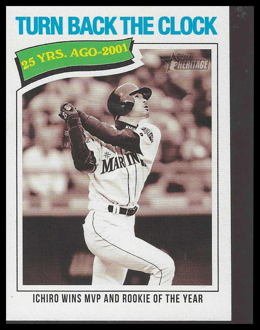 2026 Topps Heritage #337 Ichiro Seattle Mariners