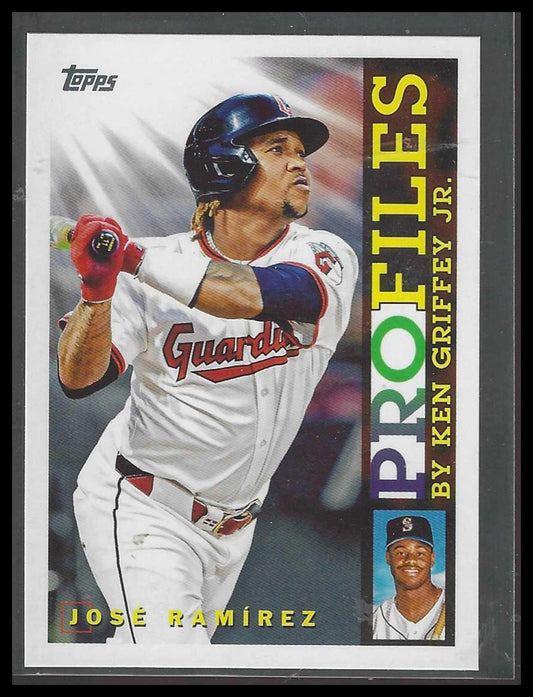 2026 Topps #TP-9 José Ramírez Topps Profiles Cleveland Guardians