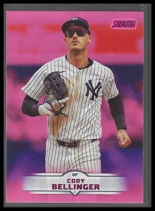 2025 Stadium Club #111 Cody Bellinger Pink Foil New York Yankees