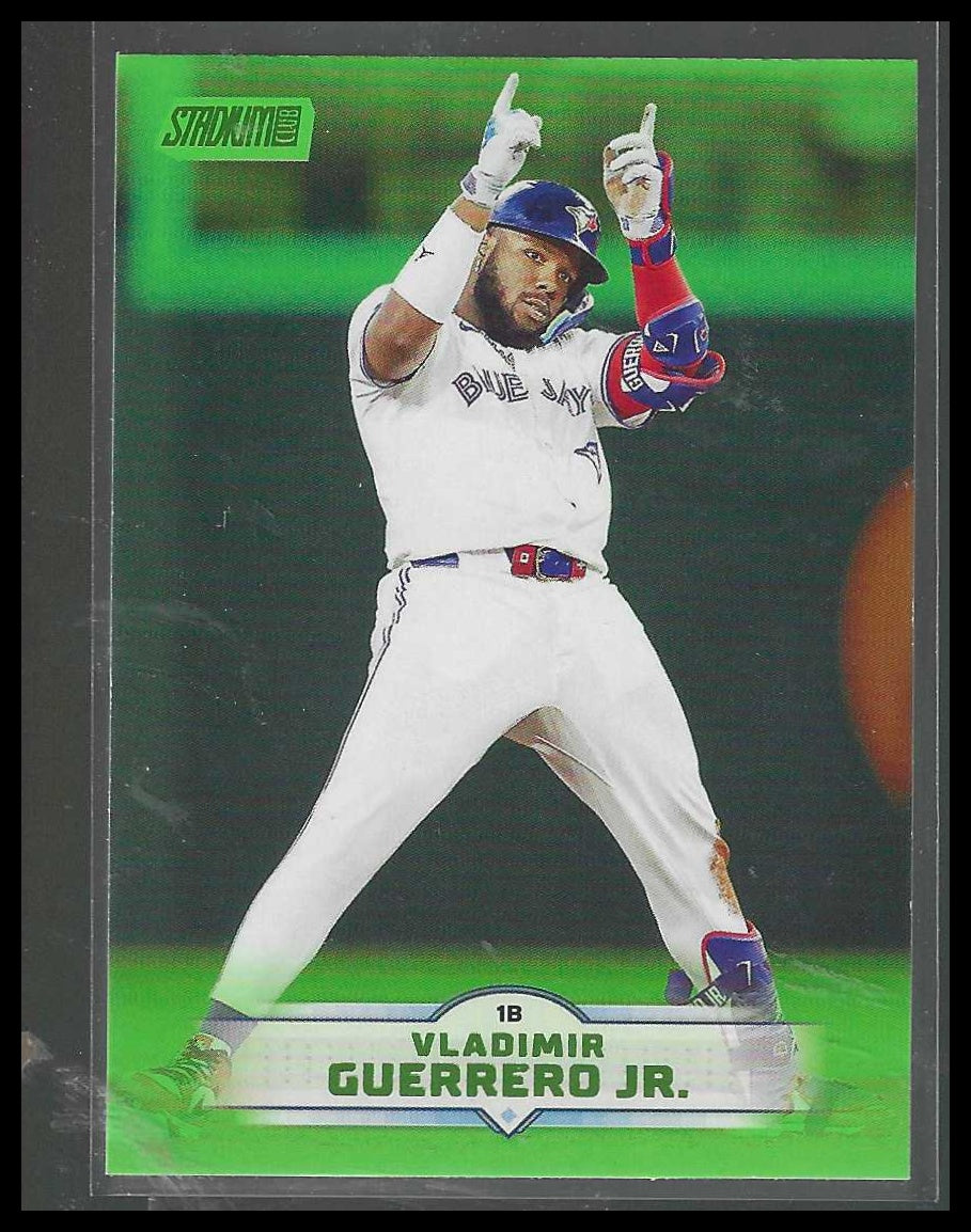 2025 Stadium Club #174 Vladimir Guerrero Jr. Lime Green Toronto Blue Jays