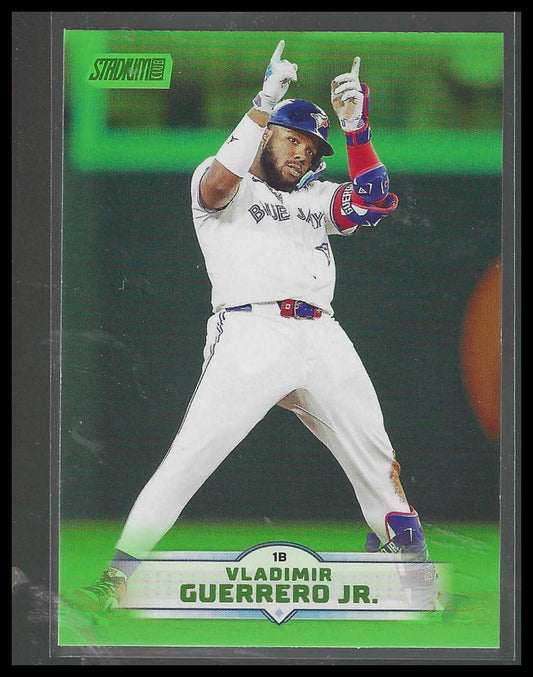 2025 Stadium Club #174 Vladimir Guerrero Jr. Lime Green Toronto Blue Jays