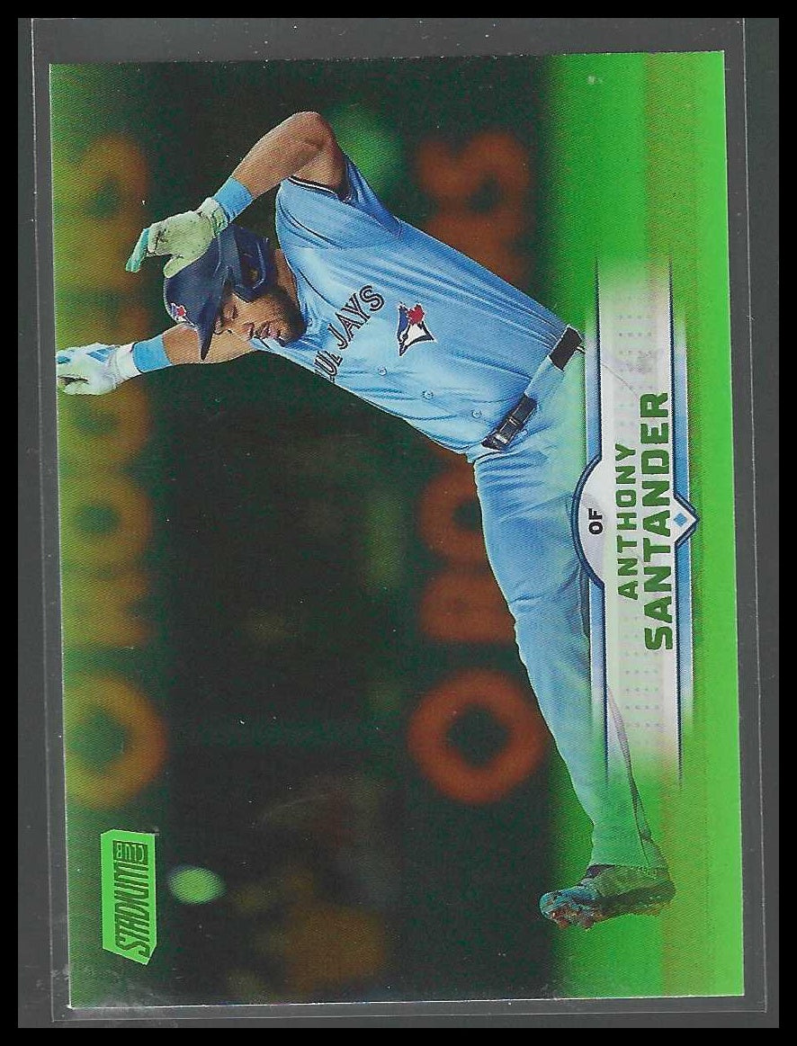 2025 Stadium Club #143 Anthony Santander Lime Green Toronto Blue Jays