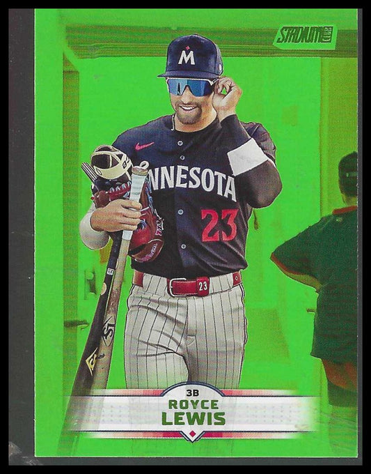 2025 Stadium Club #113 Royce Lewis Lime Green Minnesota Twins