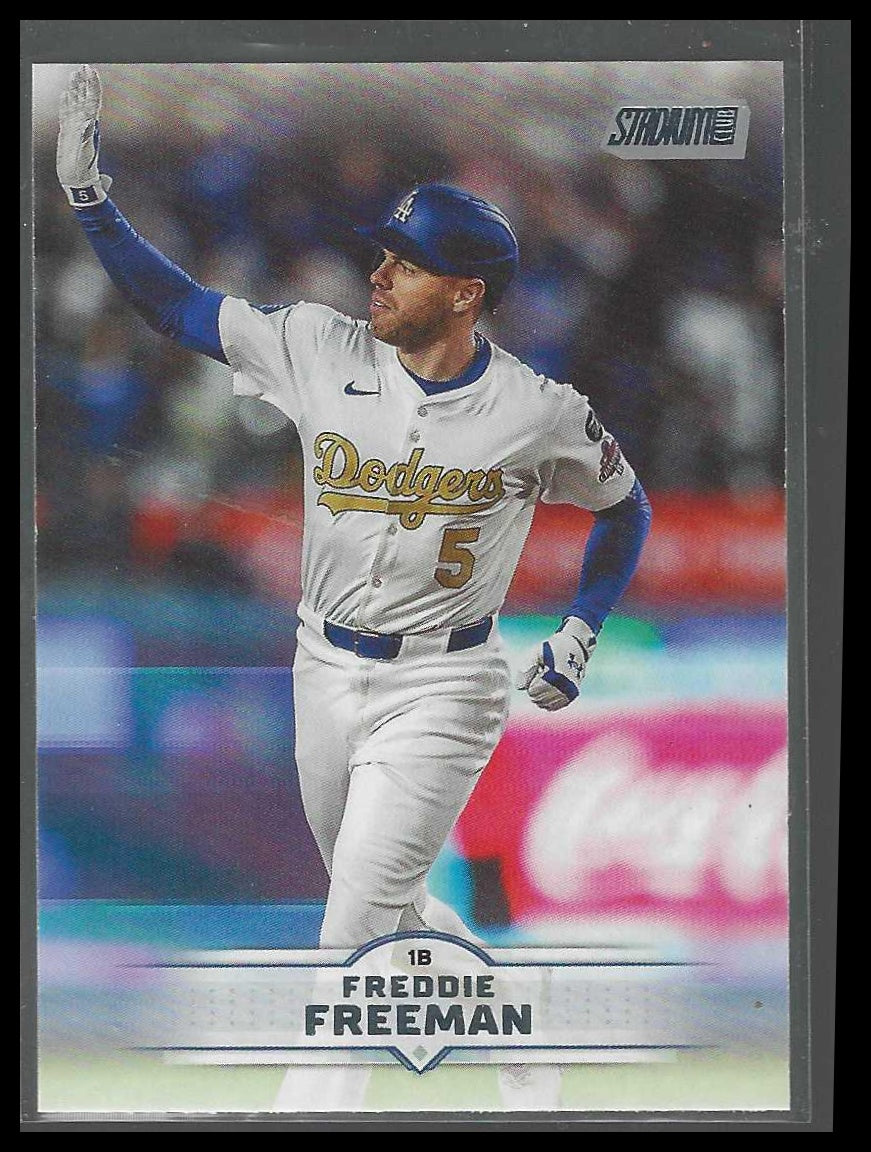 2025 Stadium Club #168 Freddie Freeman Los Angeles Dodgers