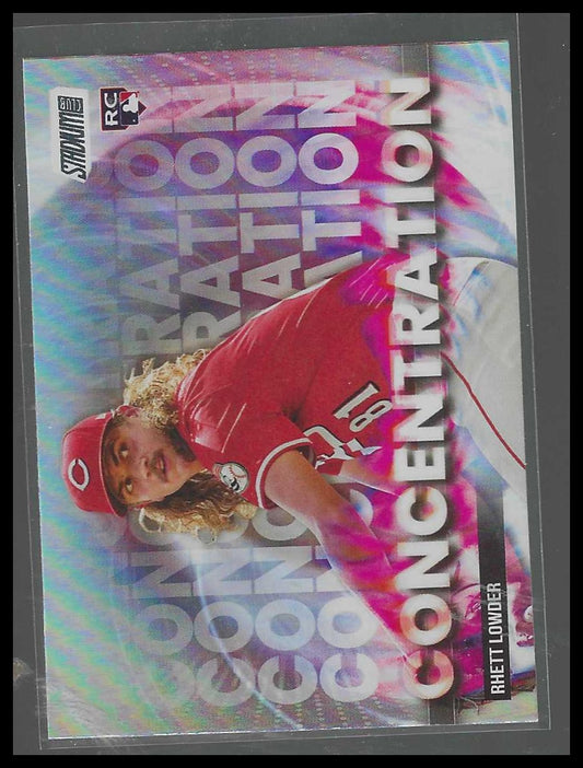 2025 Stadium Club #C-23 Rhett Lowder Concentration Cincinnati Reds