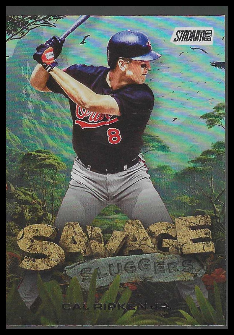 2025 Stadium Club #SS-3 Cal Ripken Jr. Savage Sluggers Baltimore Orioles