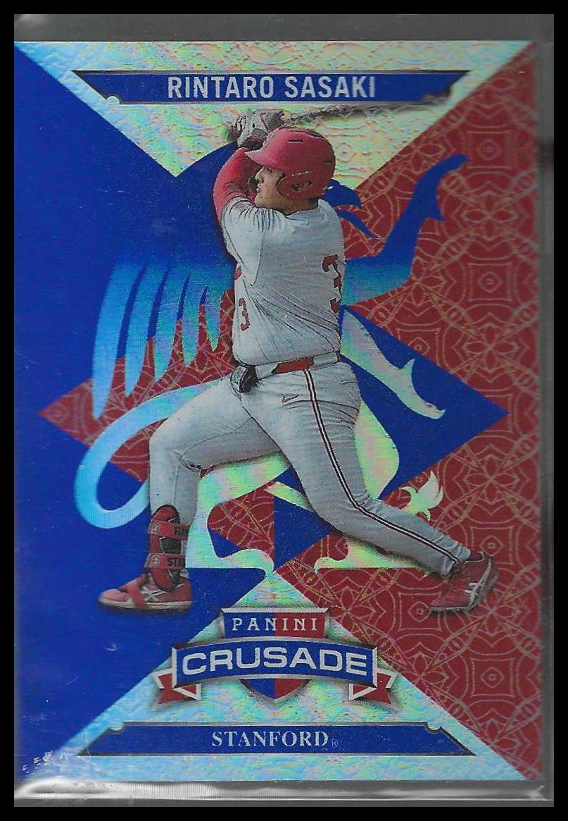 2025 Panini Crusade #77 Rintaro Sasaki Crusade Stanford Cardinal