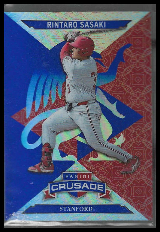 2025 Panini Crusade #77 Rintaro Sasaki Crusade Stanford Cardinal