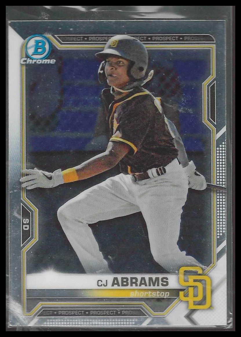 2021 Bowman 1st Edition #BFE-14 CJ Abrams San Diego Padres