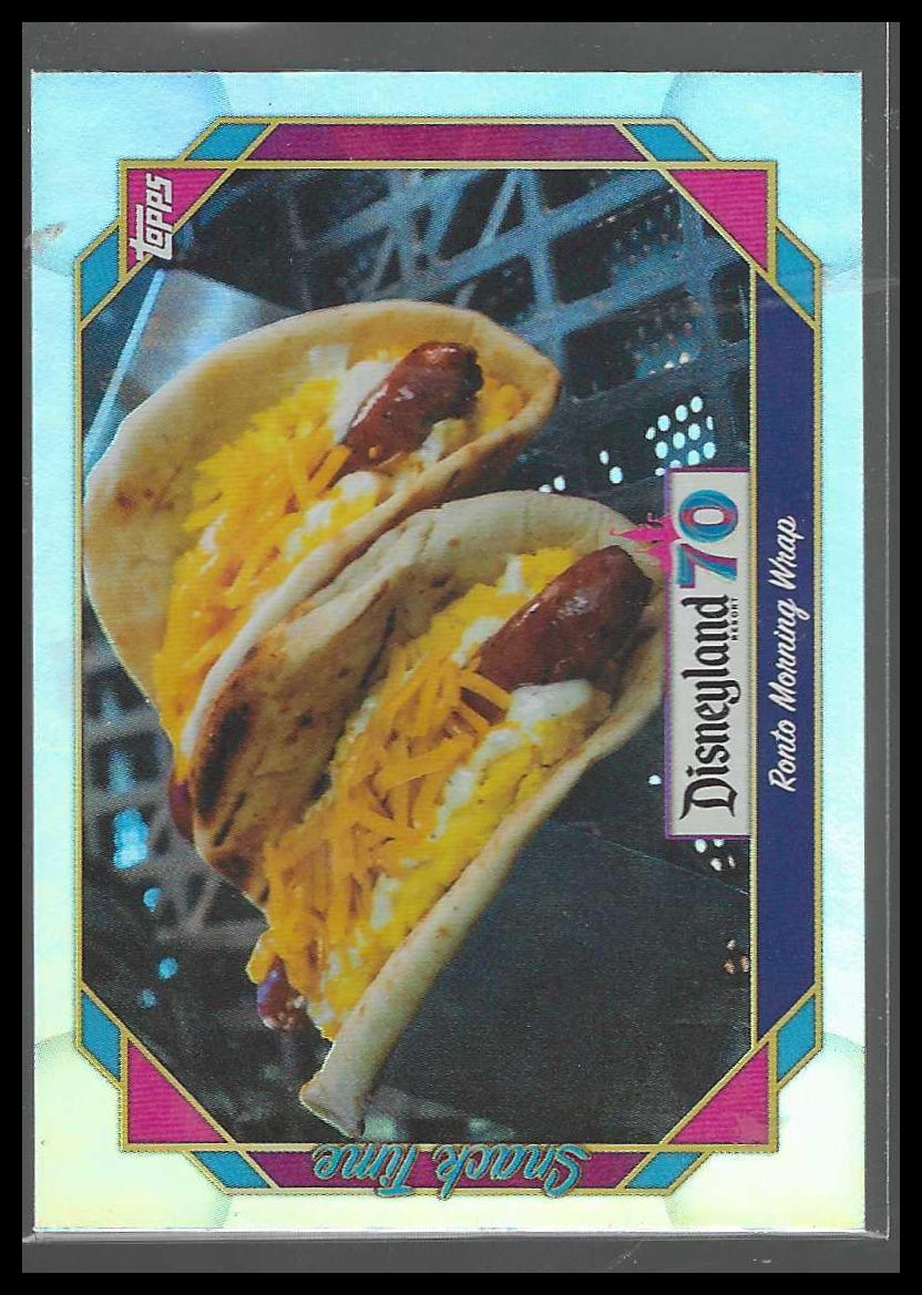 2025 Topps Disneyland 70th Anniversary #29 Ronto Morning Wrap Rainbow Foil
