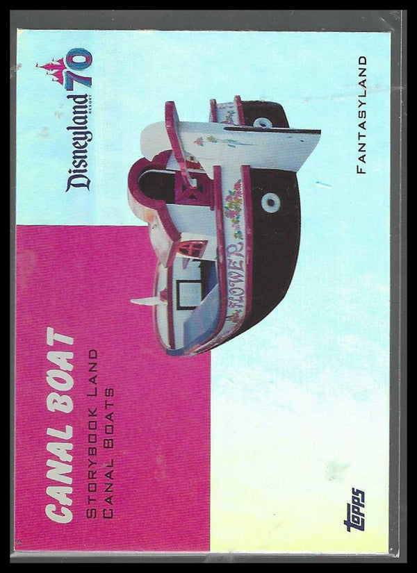 2025 Topps Disneyland 70th Anny #T54-19 Canal Boat 1954 Disneyland On Wheels
