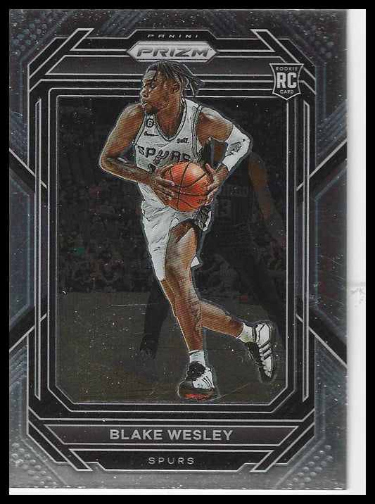2022-23 Panini Prizm #264 Blake Wesley San Antonio Spurs Rookie
